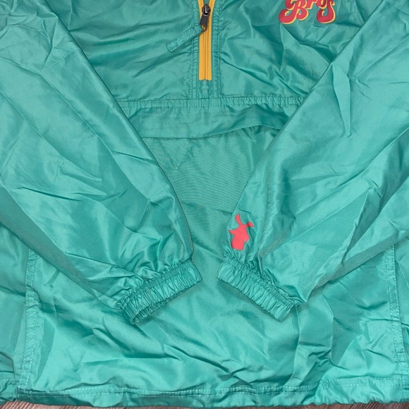 Dutch Bros‎ Lightweight Pullover Jacket Windbreaker Size Medium Green - Picture 4 of 7